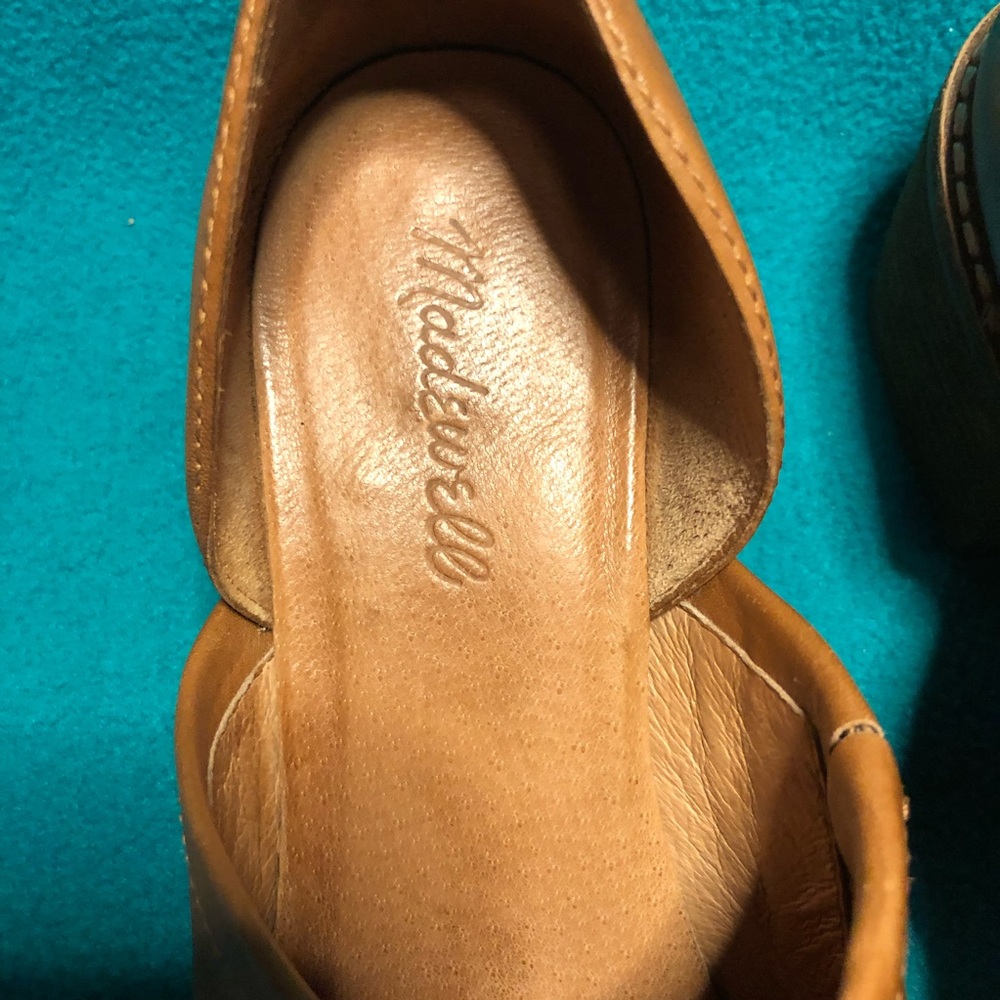 Madewell The Brady Tan Leather Bootie Sz 8 1/2 - Picture 4 of 8